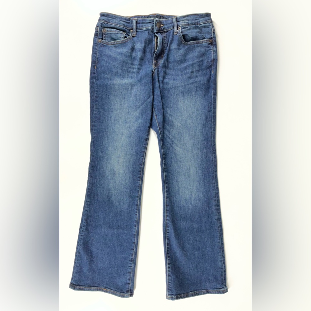 Aeropostale Women's Mid Rise Boot Cut Denim Blue‎ Jeans Size 10S